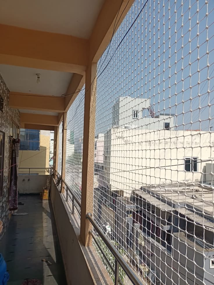 Balcony Bird Protection Nets installation in Bengaluru by Sarathi Safety Nets