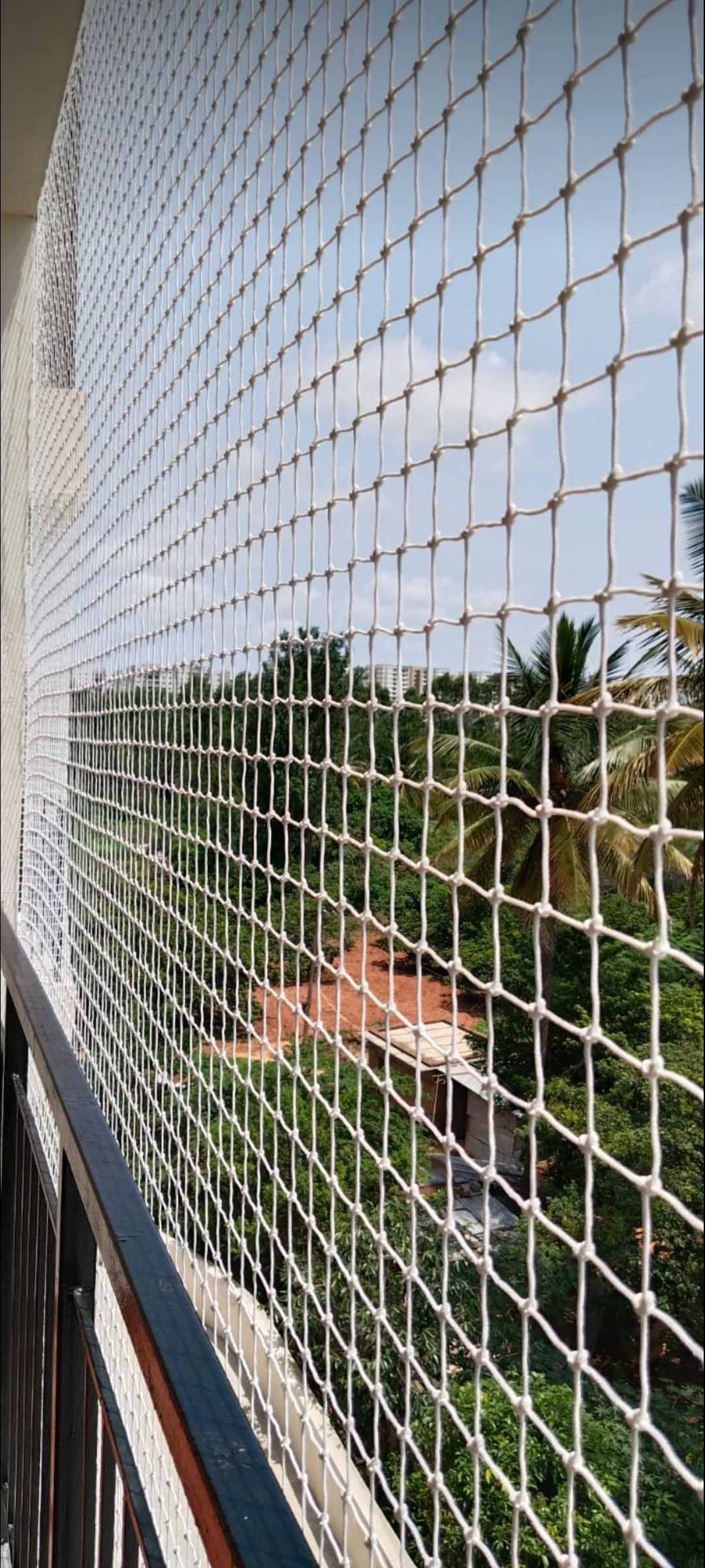 Balcony Safety Nets installation in Bengaluru by Sarathi Safety Nets