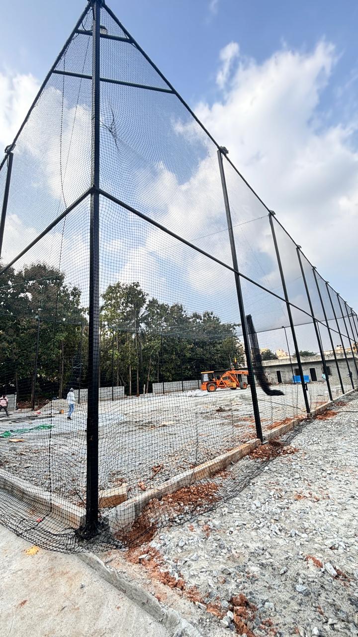 Sports Safety Nets installation in Bengaluru by Sarathi Safety Nets